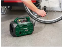 Compresor y bomba de aire a batería de 20 V »PKA 20-Li C3«, sin batería ni cargador.