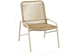 Conjunto de muebles de jardín, 3 piezas.