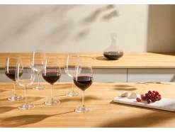 Copas de cava / Copas de vino blanco / Vasos de agua / Copas de vino tinto, lote de 6