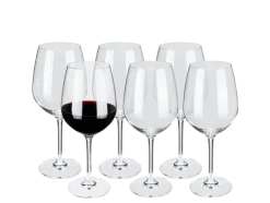 Copas de cava / Copas de vino blanco / Vasos de agua / Copas de vino tinto, lote de 6