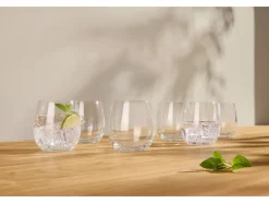 Copas de cava / Copas de vino blanco / Vasos de agua / Copas de vino tinto, lote de 6