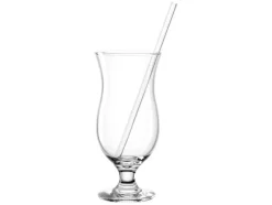 Copas de cóctel y pajitas de cristal «TAVOLINO», 8 piezas.