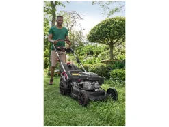 Cortacésped de gasolina »PPBRM 46 B2« con batería de arranque eléctrico y cargador.
