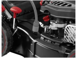 Cortacésped de gasolina »PPBRM 46 B2« con batería de arranque eléctrico y cargador.