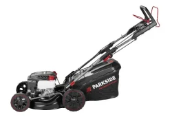 Cortacésped de gasolina »PPBRM 46 B2« con batería de arranque eléctrico y cargador.