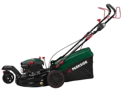 Cortacésped de gasolina »Trike PBRMT 51 A1«, con ajuste de altura de corte en 7 niveles.