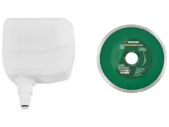 Cortador de baldosas a batería de 20 V »PAFS 20 A1«, con batería y cargador.