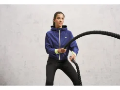 Cárdigan de felpa para mujer, de corte ancho y moderno.