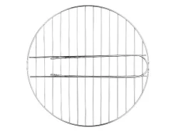 Cubeta para barbacoa de carbón, con asa plegable.