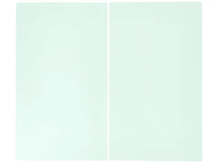 Cubiertas de vidrio para placa de cocina, 2 unidades.