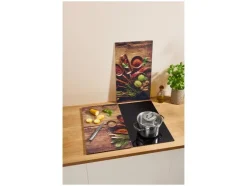 Cubiertas de vidrio para placa de cocina, 2 unidades.