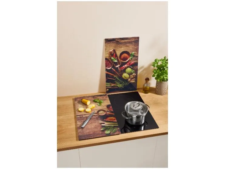 Cubiertas de vidrio para placa de cocina, 2 unidades.