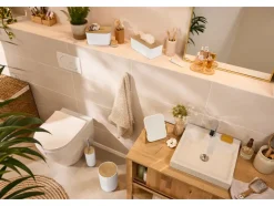 Cubo de basura para baño / Espejo de aumento