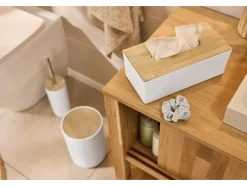 Cubo de basura para baño / Espejo de aumento
