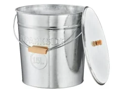Cubo de ceniza, con tapa, 15 l.