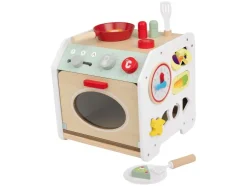 Cubo de motricidad Cocina / Cubo de motricidad Banco de trabajo, de 12 y 24 piezas.