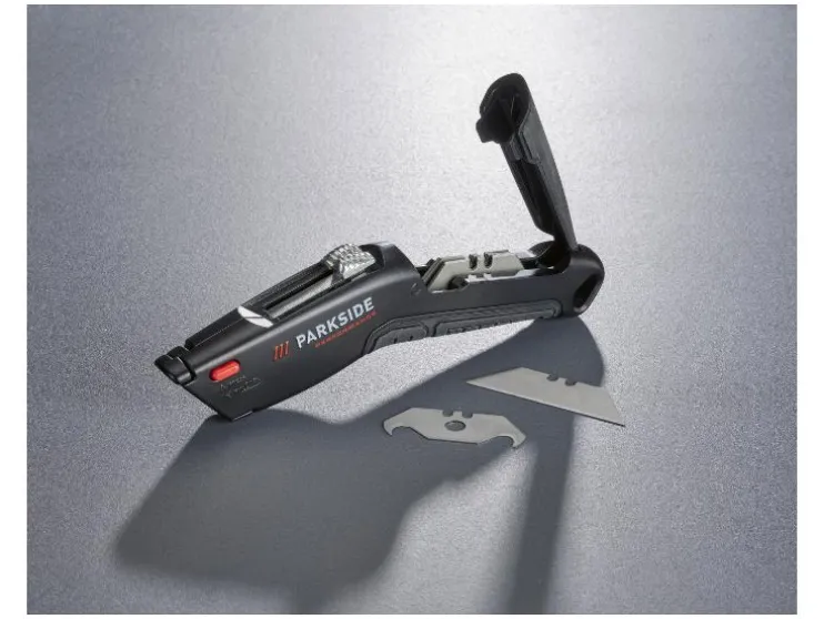 Cuchillo plegable / Cuchillo de doble hoja / Cútter de seguridad