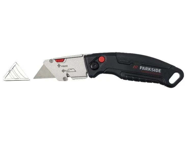 Cuchillo plegable / Cuchillo de doble hoja / Cútter de seguridad