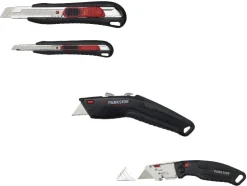 Cuchillo plegable / Cuchillo de doble hoja / Cútter de seguridad