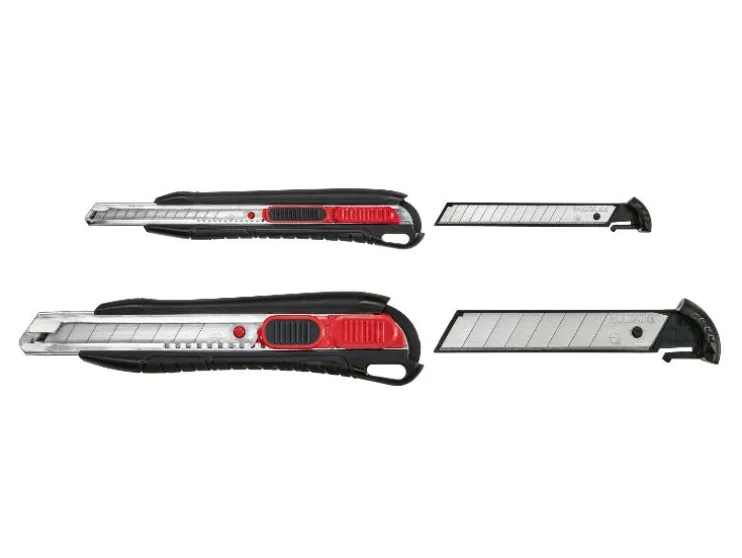Cuchillo plegable / Cuchillo de doble hoja / Cútter de seguridad