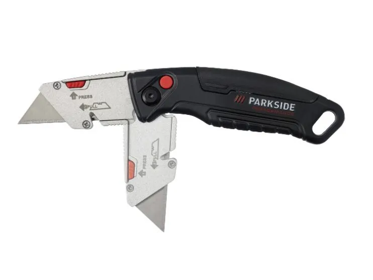 Cuchillo plegable / Cuchillo de doble hoja / Cútter de seguridad