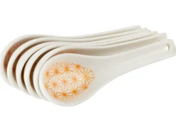 Cuencos/ platitos para dips/ cucharas de porcelana, porcelana.