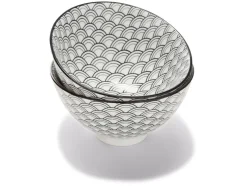 Cuencos/ platitos para dips/ cucharas de porcelana, porcelana.