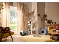 Cueva para gatos tiburón con orejas