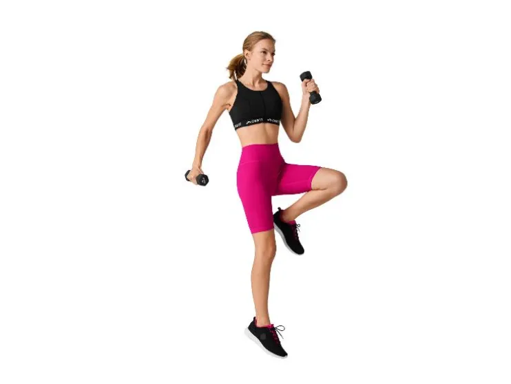 Culote corto de ciclismo para mujer, con efecto moldeador.