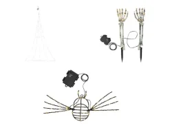 Decoración de Halloween para jardín con temporizador