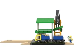 Depósito de locomotoras / Estación de tren / Caseta de agujas / Estación de carga, de 13 piezas / 8 piezas / 4 piezas / 15 piezas.