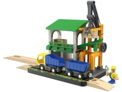 Depósito de locomotoras / Estación de tren / Caseta de agujas / Estación de carga, de 13 piezas / 8 piezas / 4 piezas / 15 piezas.