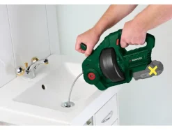 Desatascador de tuberías a batería de 20 V »PARRW 20-Li A1«, sin batería ni cargador.