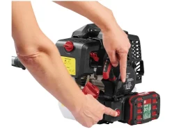 Desbrozadora de gasolina con arranque eléctrico »PPBS 3 B2«, con batería y cargador.