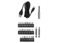 Destornillador con batería de 4 V 4 en 1 »PAS 4 D7«, con batería sin adaptador de red.