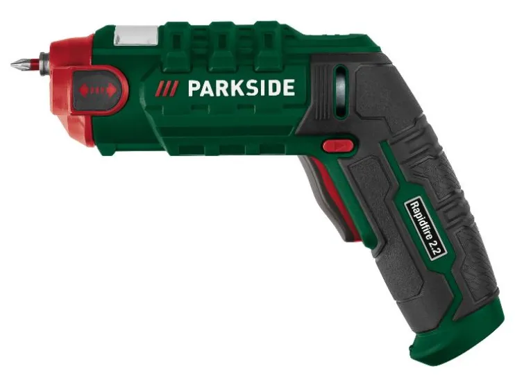 Destornillador con batería de 4 V y puntas intercambiables »Rapidfire 2.2«