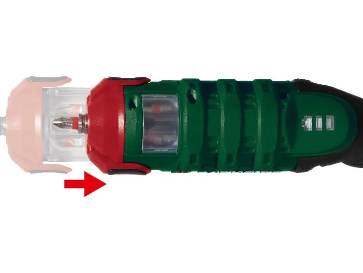 Destornillador con batería de 4 V y puntas intercambiables »Rapidfire 2.2«