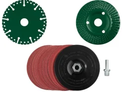 Disco de corte multiuso / Plato lijador de velcro / Disco de desbaste, Ø 125 mm.