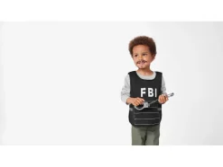Disfraz de princesa / Disfraz de superhéroe / Disfraz de FBI para niños, 2 piezas.