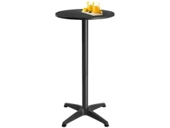 2 en 1: Mesa de bistró y mesa alta.