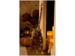 Escoba de bruja LED / Sombrero de bruja de Halloween LED