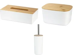 Escobobilla de baño / Caja de pañuelos cosméticos / Caja de almacenamiento