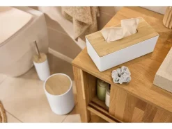 Escobobilla de baño / Caja de pañuelos cosméticos / Caja de almacenamiento