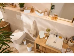 Escobobilla de baño / Caja de pañuelos cosméticos / Caja de almacenamiento