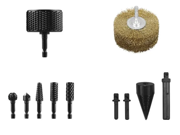 Escofina de rotor / Cepillo para estructuras de madera / Juego de limas y avellanadores / Broca para rajar madera