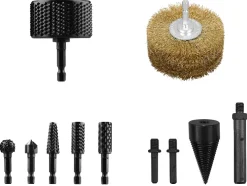 Escofina de rotor / Cepillo para estructura de madera / Juego de fresas y avellanadores / Broca para rajar madera