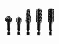 Escofina de rotor / Cepillo para estructura de madera / Juego de fresas y avellanadores / Broca para rajar madera