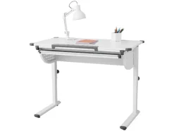 Escritorio infantil, ajustable en altura.