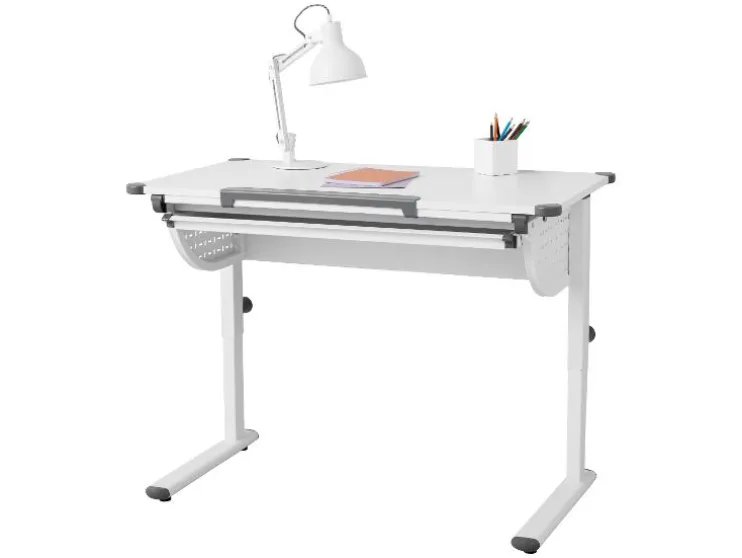 Escritorio infantil, ajustable en altura.