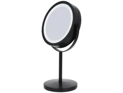 Espejo de maquillaje con iluminación.